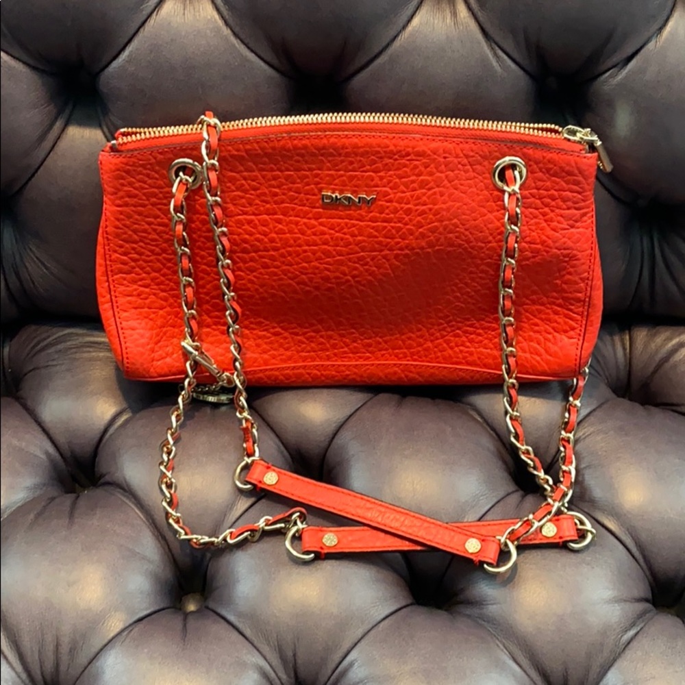 Coral DKNY cross body Bag - Picture 3 of 3